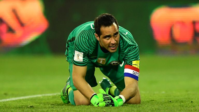 Claudio Bravo saw his side fail to qualify for the 2018 World Cup with defeat to Brazil