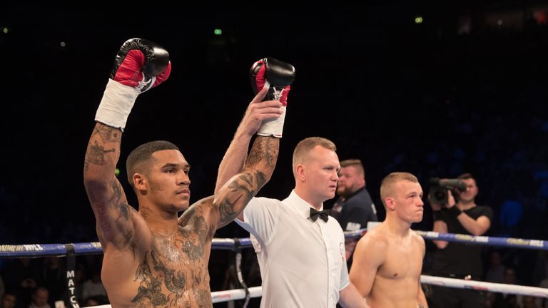 Matchroom Boxing 'Crolla v Burns" Show, Manchester.
7th October 2017
Picture By Mark Robinson.

Welterweight contest
CONOR BENN v NATHAN CLARKE
