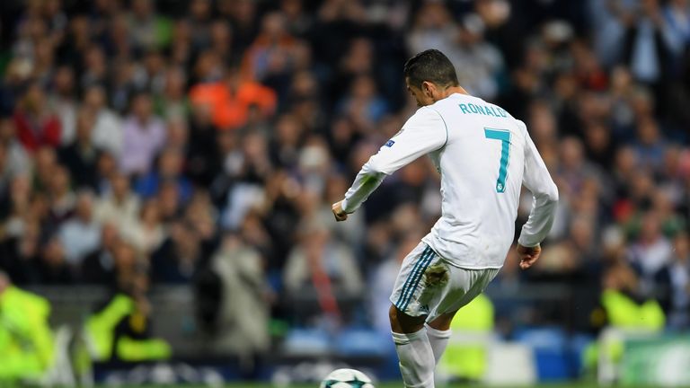 Cristiano Ronaldo pulled Real Madrid level from the spot