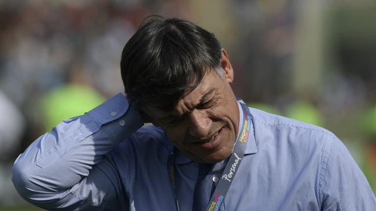 Argentina's head coach Daniel Hourcade needs a win