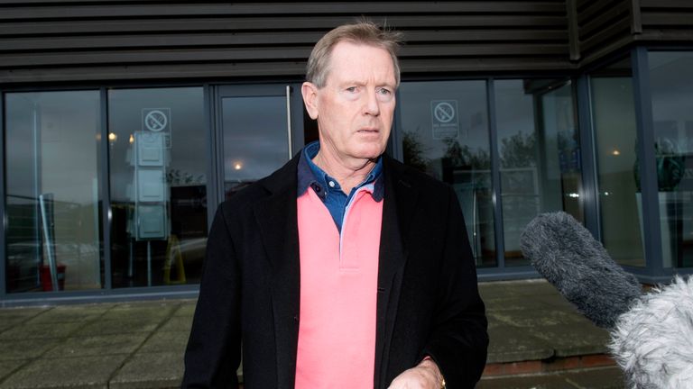 Rangers Chairman Dave King leaves Ibrox