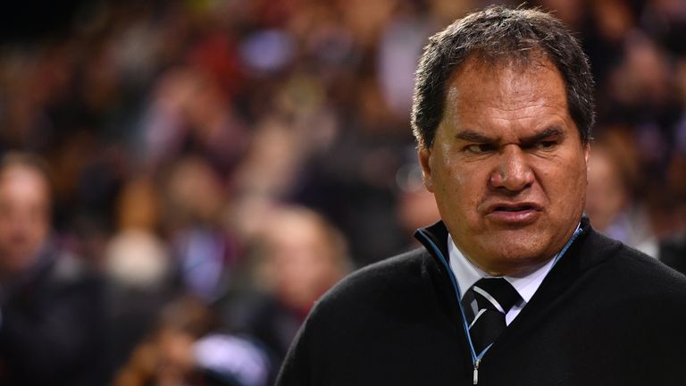 Dave Rennie during Glasgow Warriors' Round 1 Champions Cup match against Exeter Chiefs