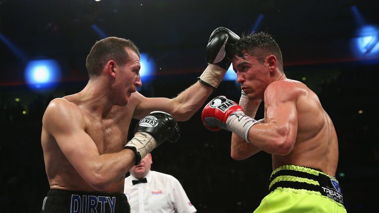 Derry Mathews and Anthony Crolla