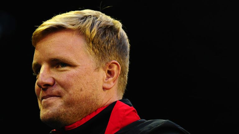 Eddie Howe, Manager of Bournemouth during the Carabao Cup Second Round match between Birmingham City and AFC Bournemouth on August 22, 2017.