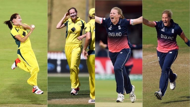 Megan Schutt and Lauren Cheatle v Anya Shrubsole and Katherine Brunt