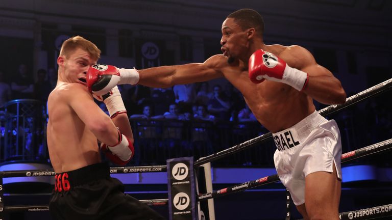 Eric Israel shocked Willam Webber with a third-round stoppage