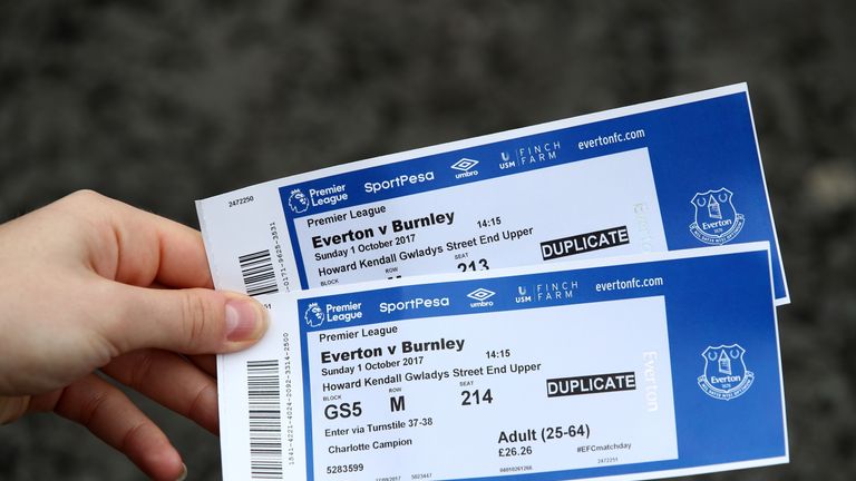 Premier League ticket prices appear to be reducing year on year