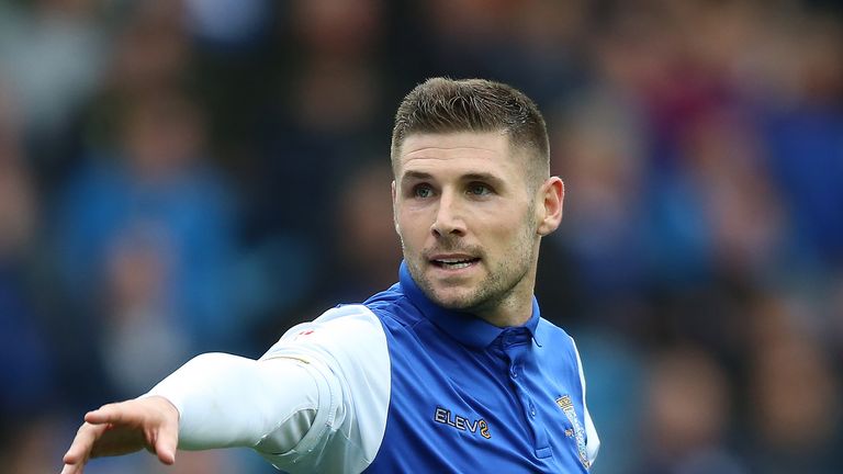 Sheffield Wednesday's Gary Hooper during the Sky Bet Championship match against Leeds United at Hillsborough