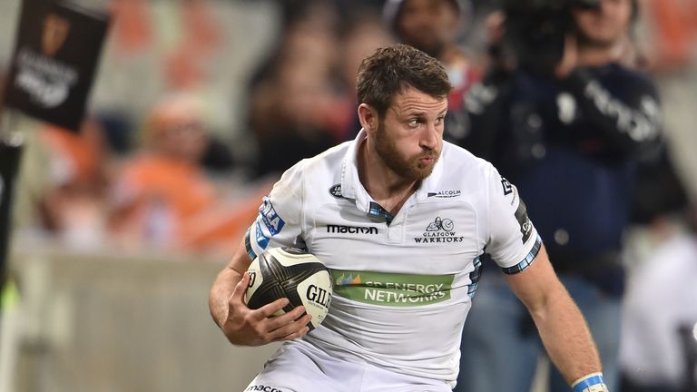 BLOEMFONTEIN, SOUTH AFRICA - OCTOBER 06:  Tommy Seymour of the Glasgow Warriors during the Guinness Pro14 match between Toyota Cheetahs and Glasgow Warrior