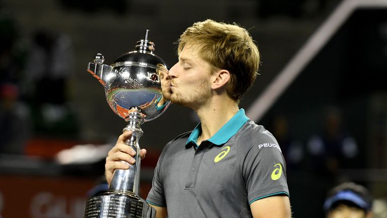 David Goffin claimed back-to-back titles with victory at the Japan Open