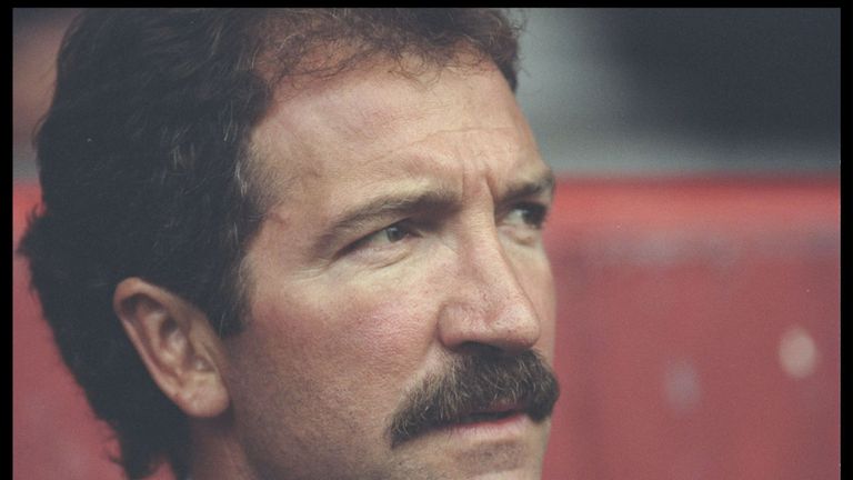 5 Aug 1996:  A portrait of Graeme Souness the manager of Southampton taken during the pre-season friendly between Bournemouth and Derby County, at Bournemo