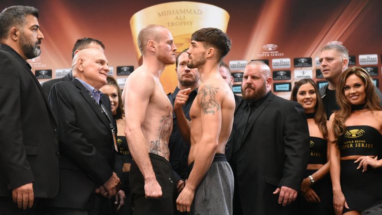 George Groves and Jamie Cox both make weight (pic: World Boxing Super Series)
