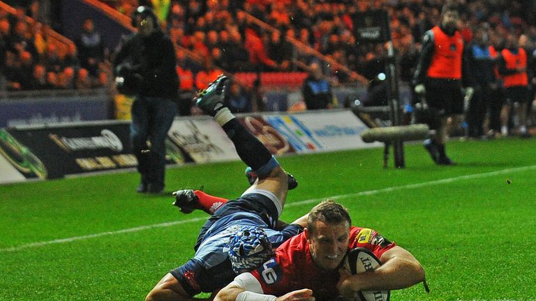 Parkes went over for the game's opening try 