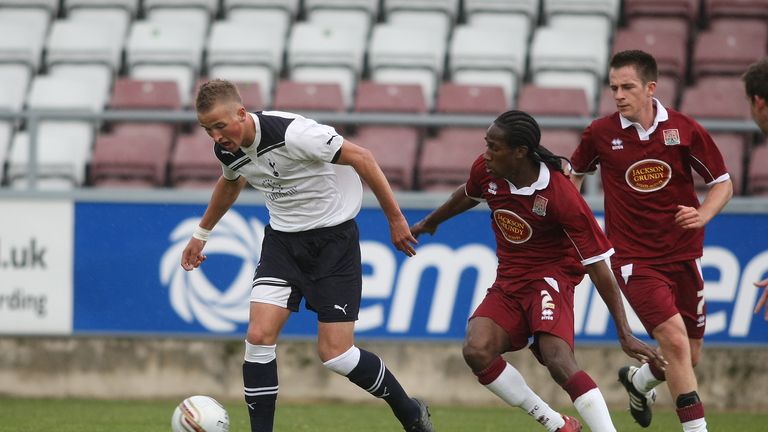 Harry Kane against Northampton Town in 2010