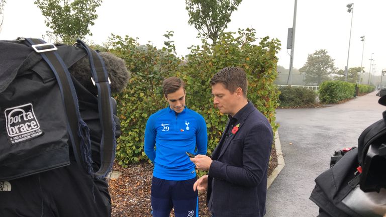Harry Winks chats to Patrick Davison about his rise at Tottenham