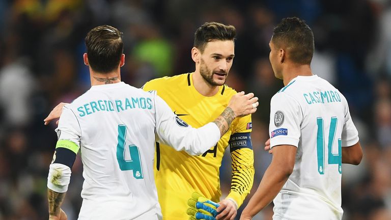 Hugo Lloris made a string of outstanding saves as Spurs claimed a 1-1 draw at the Bernabeu