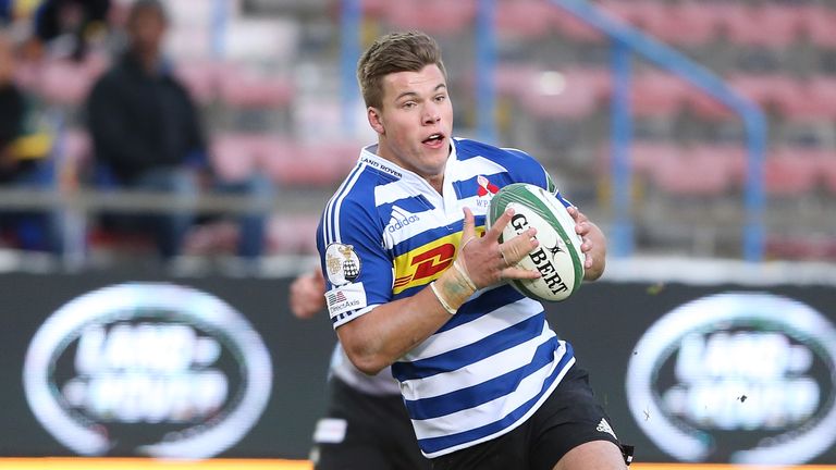 CAPE TOWN, SOUTH AFRICA - SEPTEMBER 17 2016:  Huw Jones of Western Province during the Currie Cup match between DHL Western Province and Steval Pumas