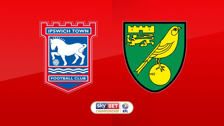 Ipswich v Norwich badge graphic