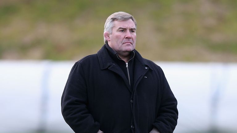 BAGSHOT, ENGLAND - FEBRUARY 02:  Jason Leonard, looks on during the England training session held at Pennyhill Park on February 2, 2015 in Bagshot, England