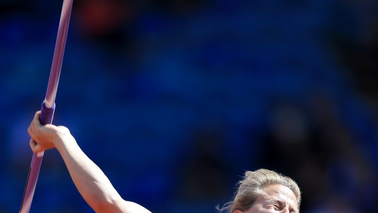 Joanna Blair (Luton) during the Women's Javelin Throw Final