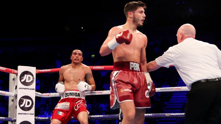 BELAST, SSE ARENA
PIC;LAWRENCE LUSTIG
BELFAST
Welterweight contest
JOSH KELLY v JOSE LUIS ZUNIGA