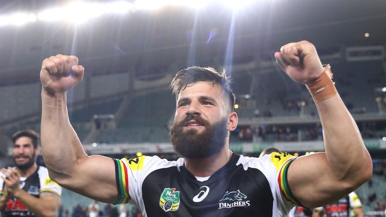 Josh Mansour of the Penrith Panthers