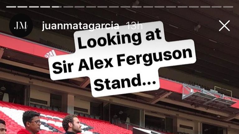 Juan Mata gives a guided tour of Old Trafford to children from Mumbai (Pics courtesy of Juan Mata/Instagram)