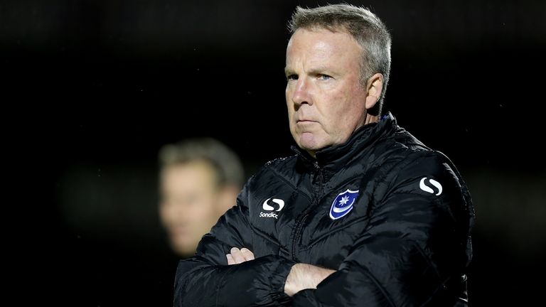 Portsmouth manager Kenny Jackett