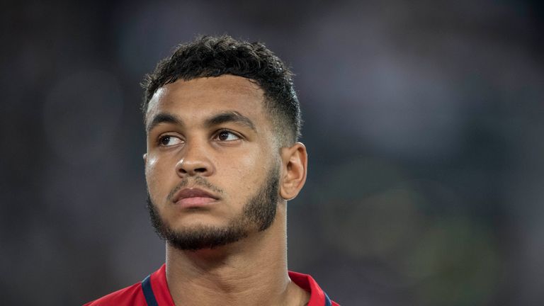 STUTTGART, GERMANY - SEPTEMBER 04: Joshua King of Norway during the FIFA 2018 World Cup Qualifier between Germany and Norway at Mercedes-Benz Arena on Sept