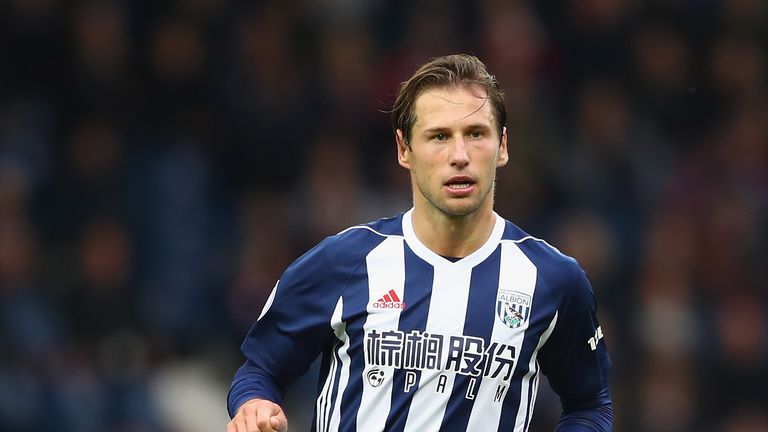 WEST BROMWICH, ENGLAND - SEPTEMBER 16:  Grzegorz Krychowiak of West Bromwich Albion during the Premier League match between West Bromwich Albion and West H