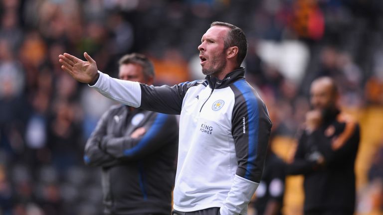 WOLVERHAMPTON, ENGLAND - JULY 29:  Leicester City assistant manager Michael Appleton looks on during the pre-season friendly match between Wolverhampton Wa