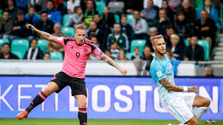 Leigh Griffiths put Scotland ahead with a superb volley from a tight angle