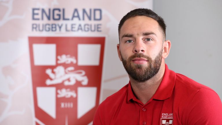 England's Luke Gale during media session