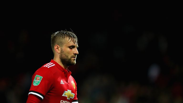 Luke Shaw has only made one senior appearance this season