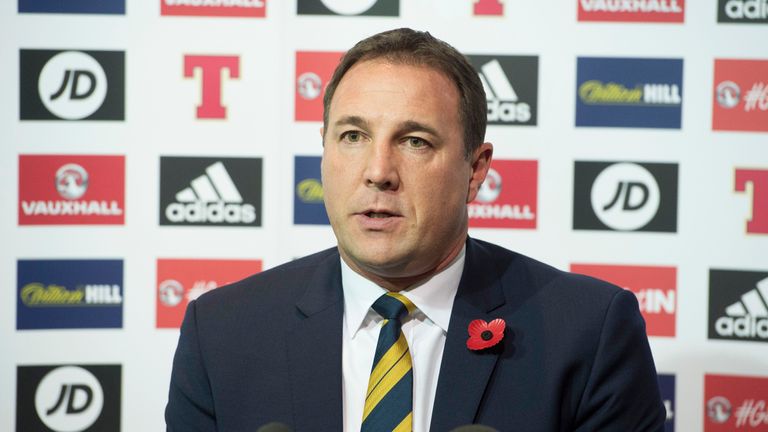 Interim Scotland manager Malky Mackay 