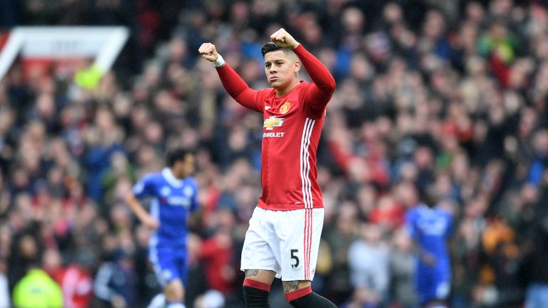 Marcos Rojo is close to a return from injury
