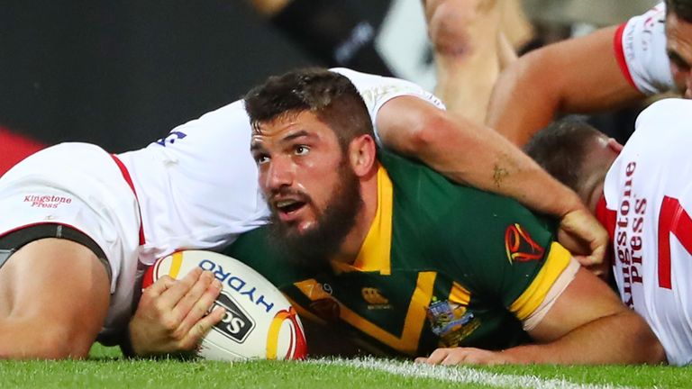 Australia beat England 18-4 in the first game of the World Cup