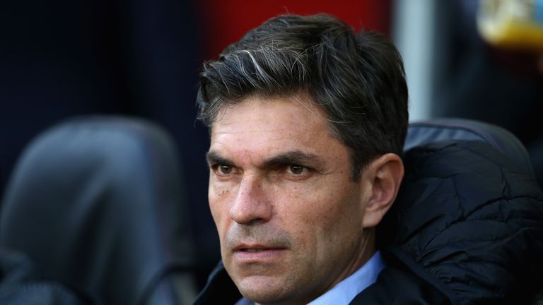 SOUTHAMPTON, ENGLAND - OCTOBER 21:  Mauricio Pellegrino, Manager of Southampton during the Premier League match between Southampton and West Bromwich Albio