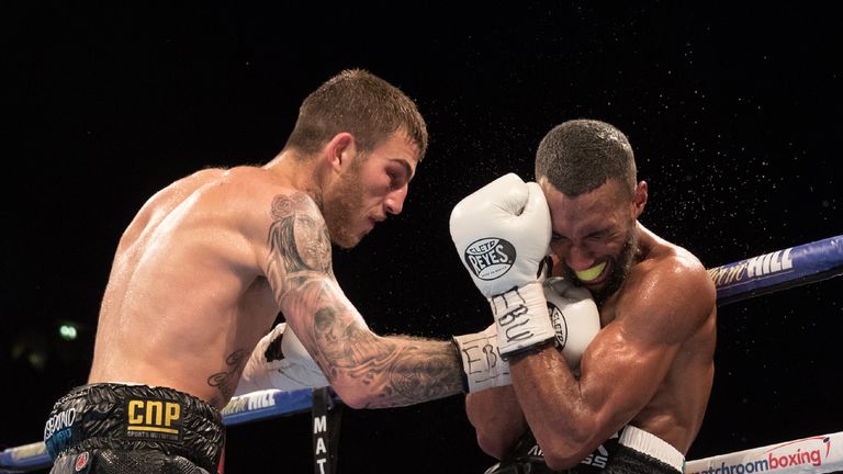 Matchroom Boxing 'Crolla v Burns" Show, Manchester.
7th October 2017
Picture By Mark Robinson.

EBU Welterweight Championship
SAM EGGINGTON v MOHAMED MIMOU