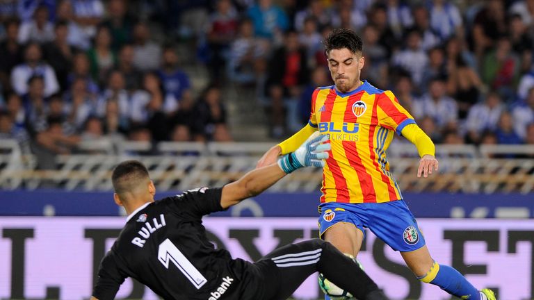 Nacho Vidal scored in Valencia's 3-2 win at Real Sociedad