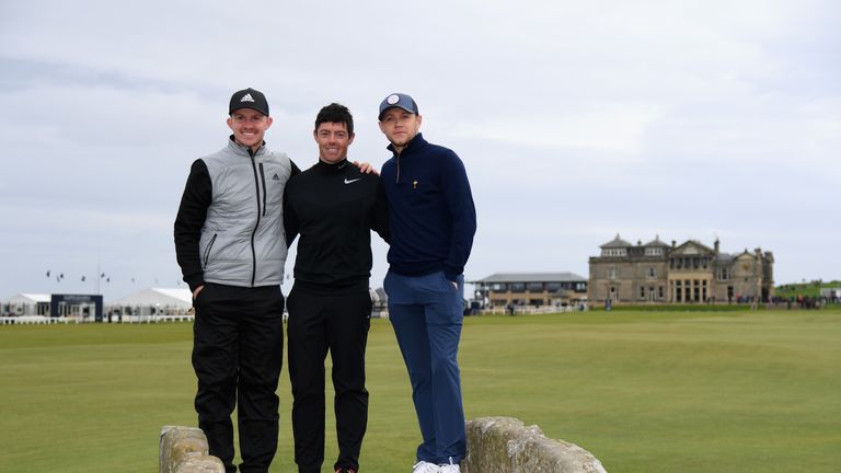 Connor Syme (L) made an impressive pro debut in Portugal