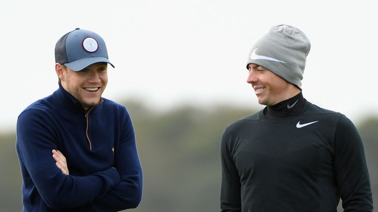 Niall Horan flew in from Rio De Janeiro to spend a couple of days at the Alfred Dunhill Links Championship