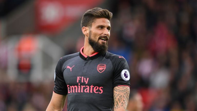 Olivier Giroud, Stoke v Arsenal, Premier League