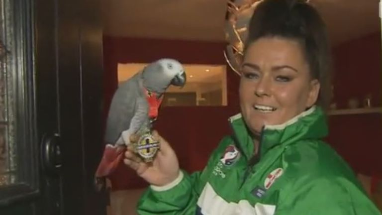 Northern Ireland's new feathered fan