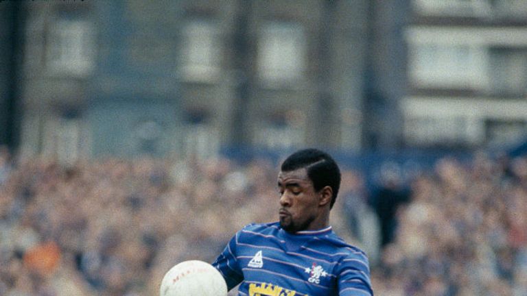 English footballer Paul Canoville of Chelsea F.C, 