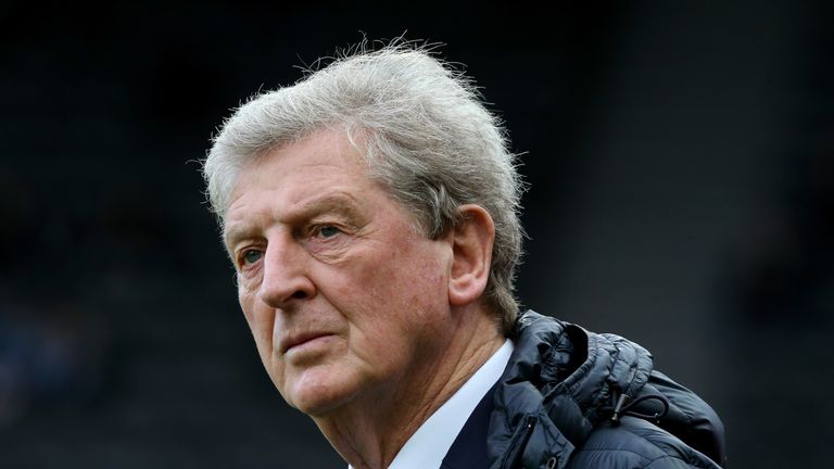 NEWCASTLE UPON TYNE, ENGLAND - OCTOBER 21: Roy Hodgson, Manager of Crystal Palace ahead of the Premier League match between Newcastle United and Crystal Pa