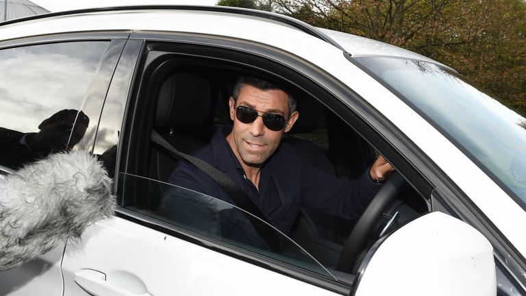 Rangers manager Pedro Caixinha leaves The Rangers Training Centre