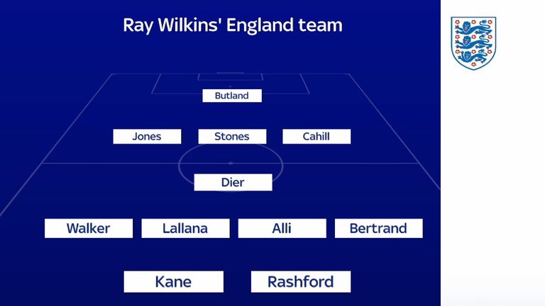 Ray Wilkins' starting XI to open England's World Cup campaign