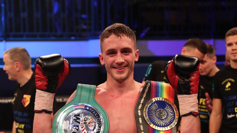 Reece Bellotti wins the Commonwealth Featherweight Championship