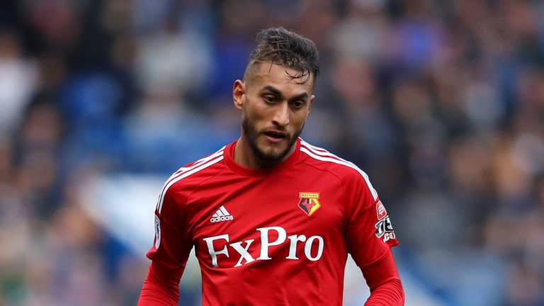 Roberto Pereyra of Watford in action